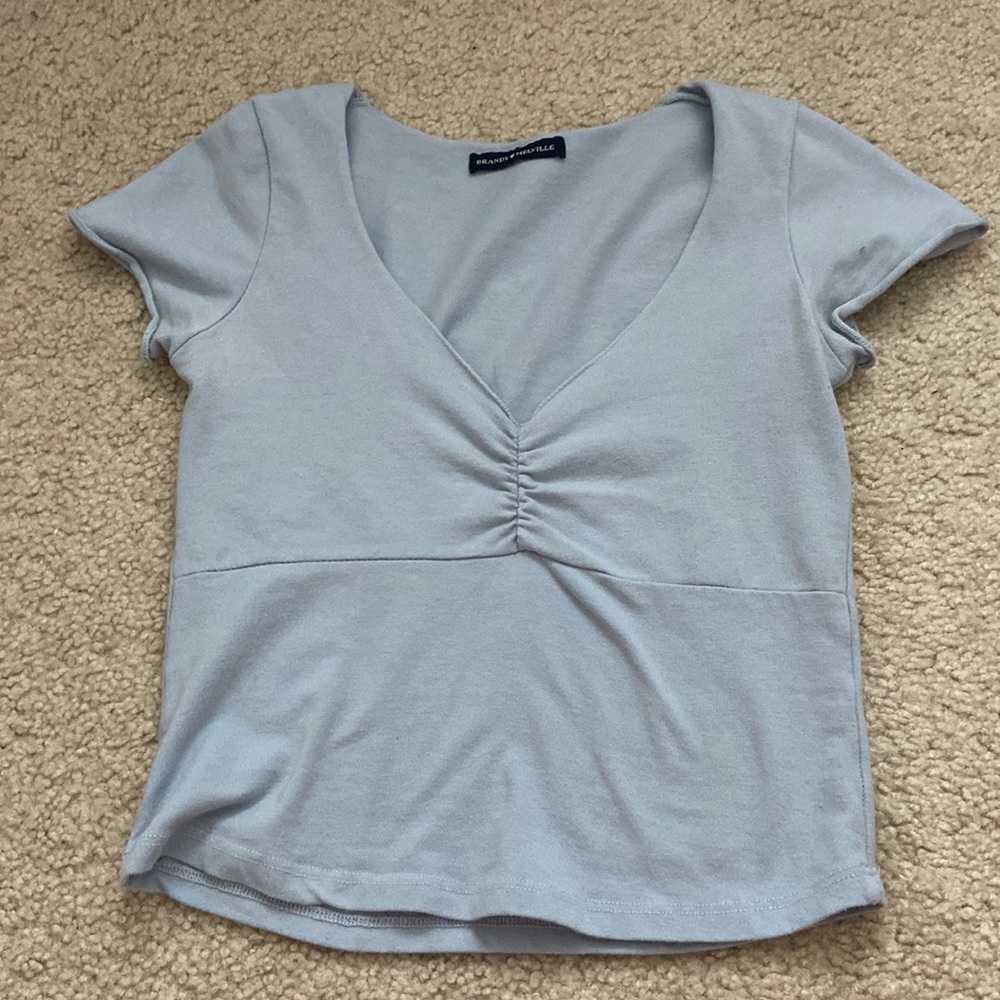 light blue gina top